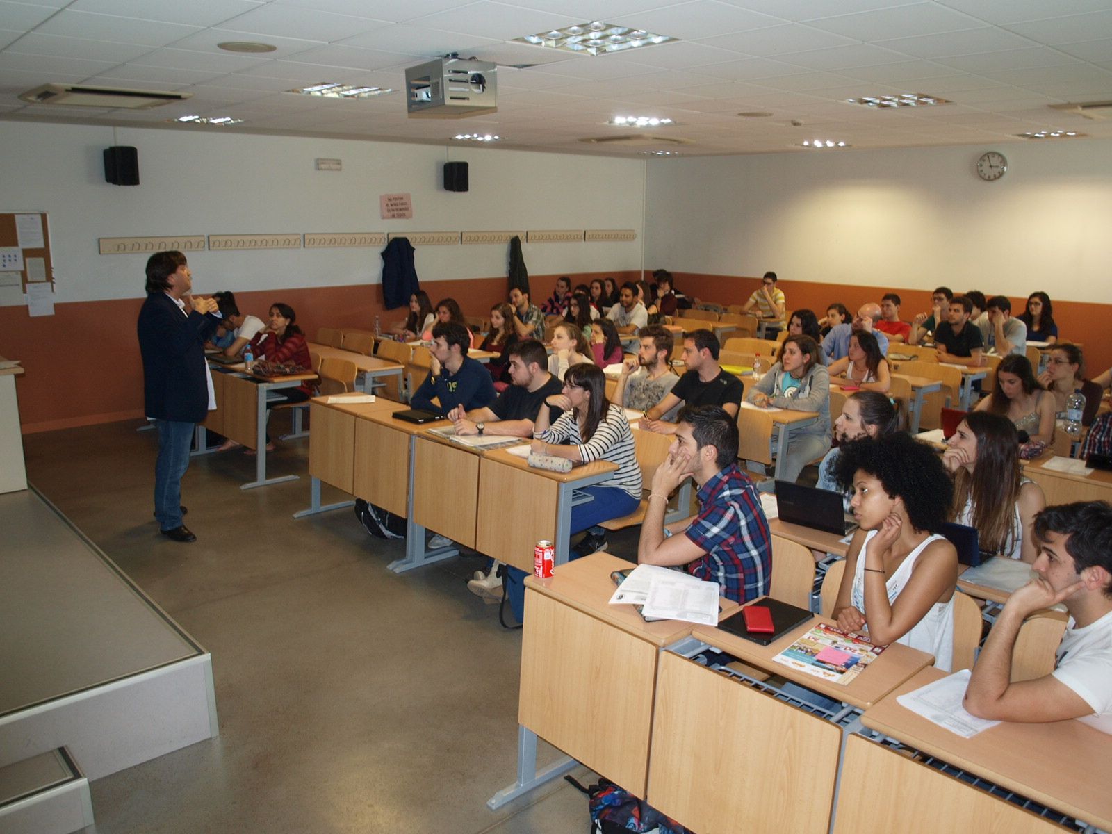 David Guillamón en la facultad de Psicología