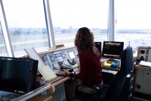 Trabajo en la torre de control