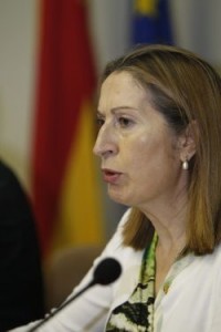 La ministra de Fomento, Ana Pastor